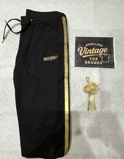 Armani Exchange Uomo Pantaloni Jogger – Neri con bande oro, Taglia M