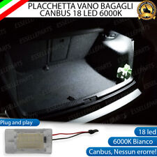 PLAFONIERA COMPLETA 18 LED FORD FIESTA MK5 VANO BAGAGLI BAGAGLIAIO 6000K BIANCO