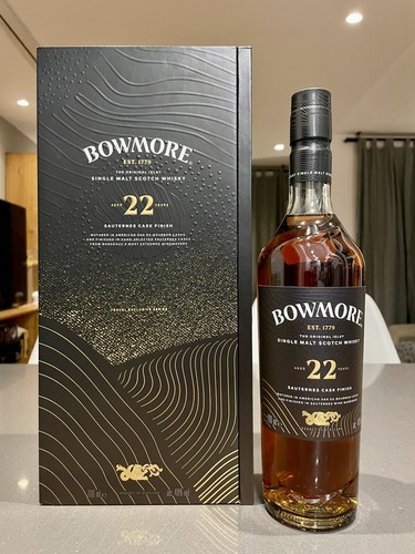 Whisky bowmore 22yo sauternes - whisky,