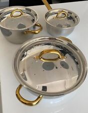 set tre pentole queen tupperware con coperchio