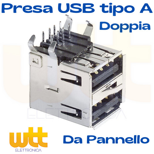 Connettore presa usb femmina - usb,