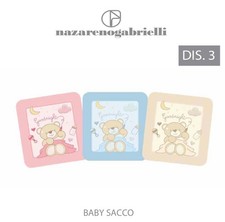 Baby Sacco Neonato Nazareno Gabrielli Stampato In Pile 80x90 cm In Scatola