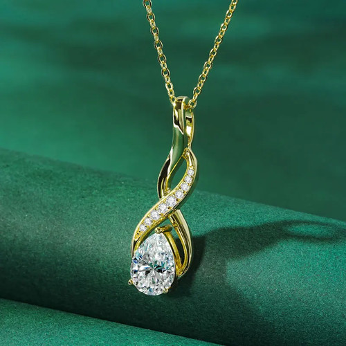 Collana infinito pera argento