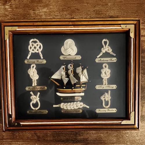 Vintage nautical knot board - knot,