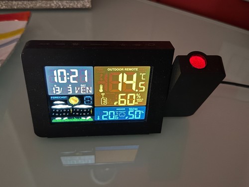 Radiosveglia con proiettore - con, e