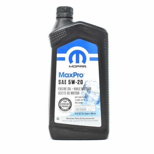 Mopar 5w20 olio motore - mopar,