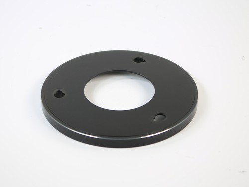 Piatto thorens nero eloxato - piatto,