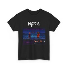 T-shirt Guybrush Threepwood incontra LeChuck a Monkey Island 100% cotone S-XL++