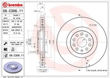 Disco freno anteriore brembo - disco,