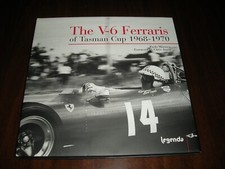 FERRARI BOOK LIBRO" THE V-6 FERRARIS OF TASMAN CUP 19681970" OTTIME CONDIZIONI