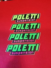 ADESIVI STICKERS POLETTI RACING CROSS ENDURO YAMAHA KTM CAGIVA HUSQVARNA HONDA P