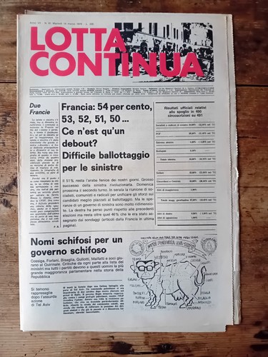 Giornale lotta continua - giornale,