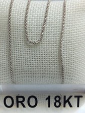 Collana in oro bianco 750 18