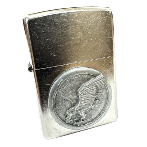 Accendino zippo eagle placca - accendino,