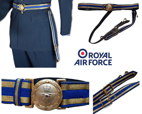 Airforce ceremonial belt set - airforce,