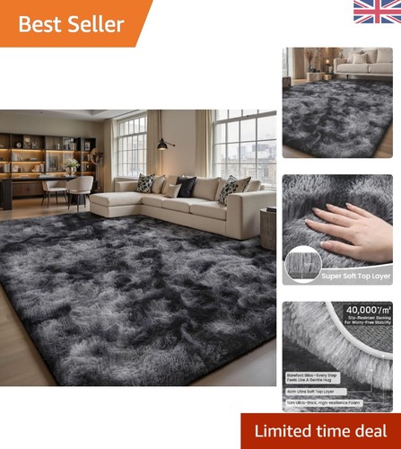 Tappeto grigio soffice extra