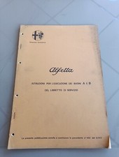 ALFA ROMEO ALFETTA ISTRUZIONI