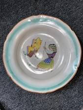 Ciotola CAS Vietri vintage anni 50 italiana dipinta a mano — Solimene unica HH07