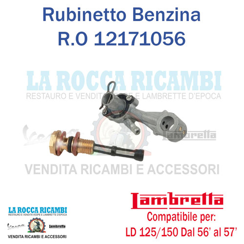 Rubinetto benzina lambretta - rubinetto, ld