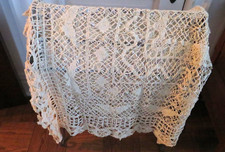 Tovaglia vintage beige pizzo