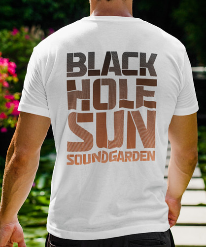 Shirt soundgarden black hole - soundgarden,