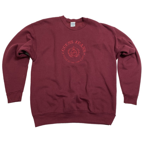 Felpa girocollo vintage guess - felpa,