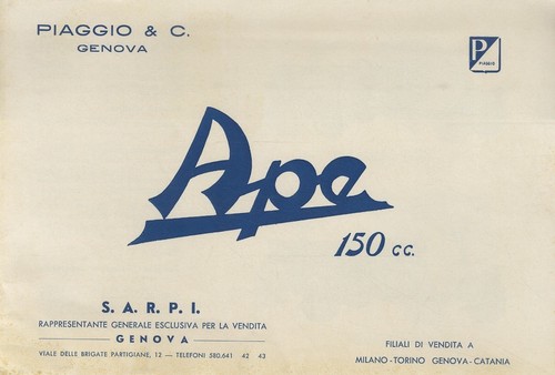 Piaggio genova ape 150 - genova:, ape: