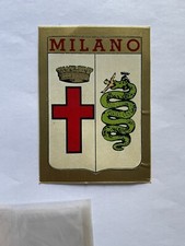 Adesivo originale MILANO -Stemma - Scudo- Croce- Biscione- anni 60?