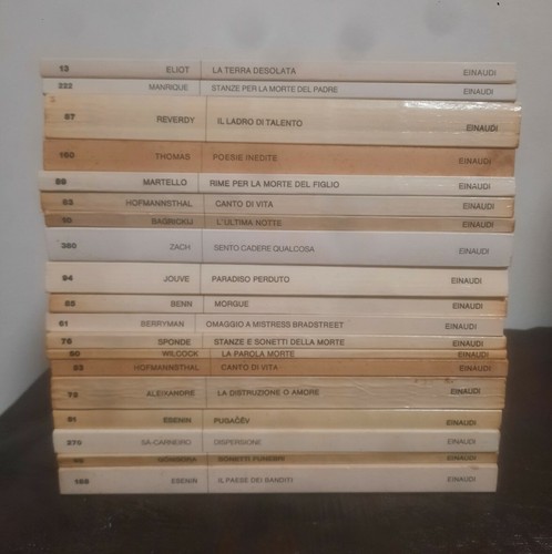 Lotto libri einaudi - lotto,