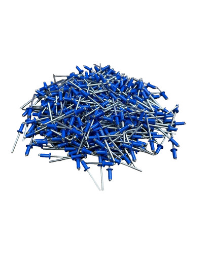 Rivetto fiore 8x12 blu - rivetto, a