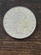 1976 Italy 50 Lire Lira Actual