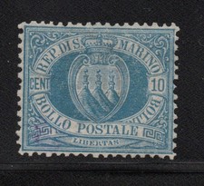 SAN MARINO STEMMA 1877 MNH