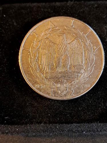 Moneta lire 1940 vittorio - moneta, 2