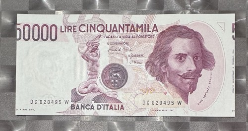 50000 lire bernini tipo - 50000,