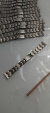 vintage 1950~RIVETTI ARMBAND BRACCIALE Rolex Bubbleback cinturino 17mm x 15,9cm 