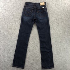 Vitamina Jeans Donna Italiana Taglia 40 (US 4) Gamba Dritta Blu Elasticizzato Denim