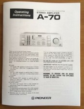Pioneer A-70 Amplificatore