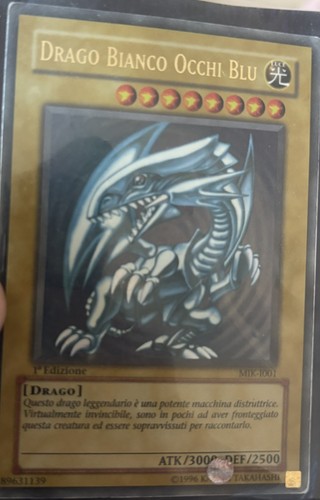 Drago bianco occhi blu - bianco,