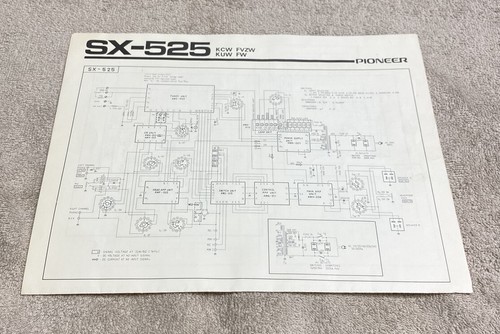Pioneer 525 brochure - sx-525,