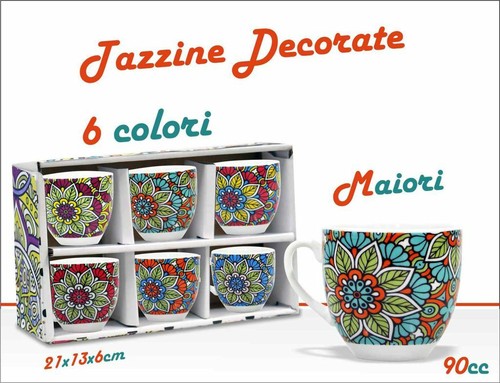 Set servizio tazzine tazze - 6,