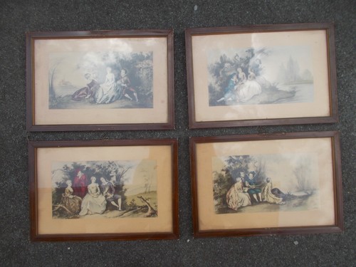 Antiche stampe colorate con - stampe,