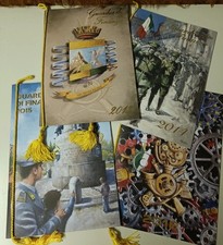Dal 2013 al 2016 Lotto 4 Calendari Storici della Guardia di Finanza - COME NUOVI