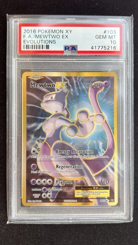 Mewtwo full art - ex, evolutions