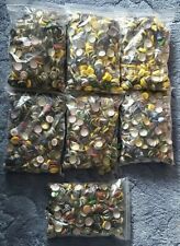 Top corona bottiglia birra in metallo, sacchetti misti da 500 usati colore casuale & design 1 kg.