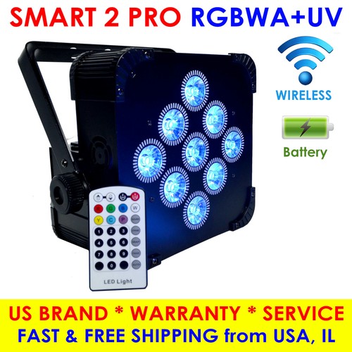 Led 9x18w rgbwa alimentato - 9x18w,