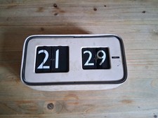 Orologio palette cartellini Solari Udine Cifra 5 Non Funzionante