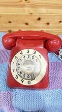 Vintage Red Rotary Dial