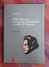 Karl Marx Differenza tra la