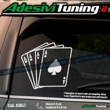 Adesivo Poker Carte Francesi