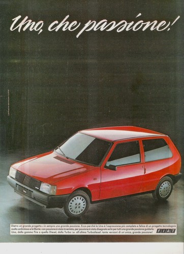 Advertising fiat uno - fiat, che